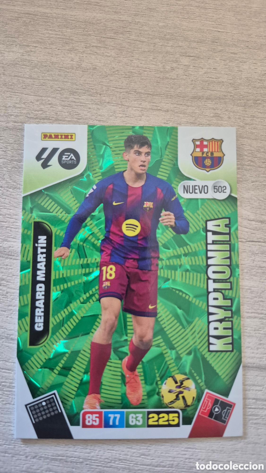Football Stickers: N&deg;502 Nuevo Kryptonita Gerard Martin Adrenalyn 25/26