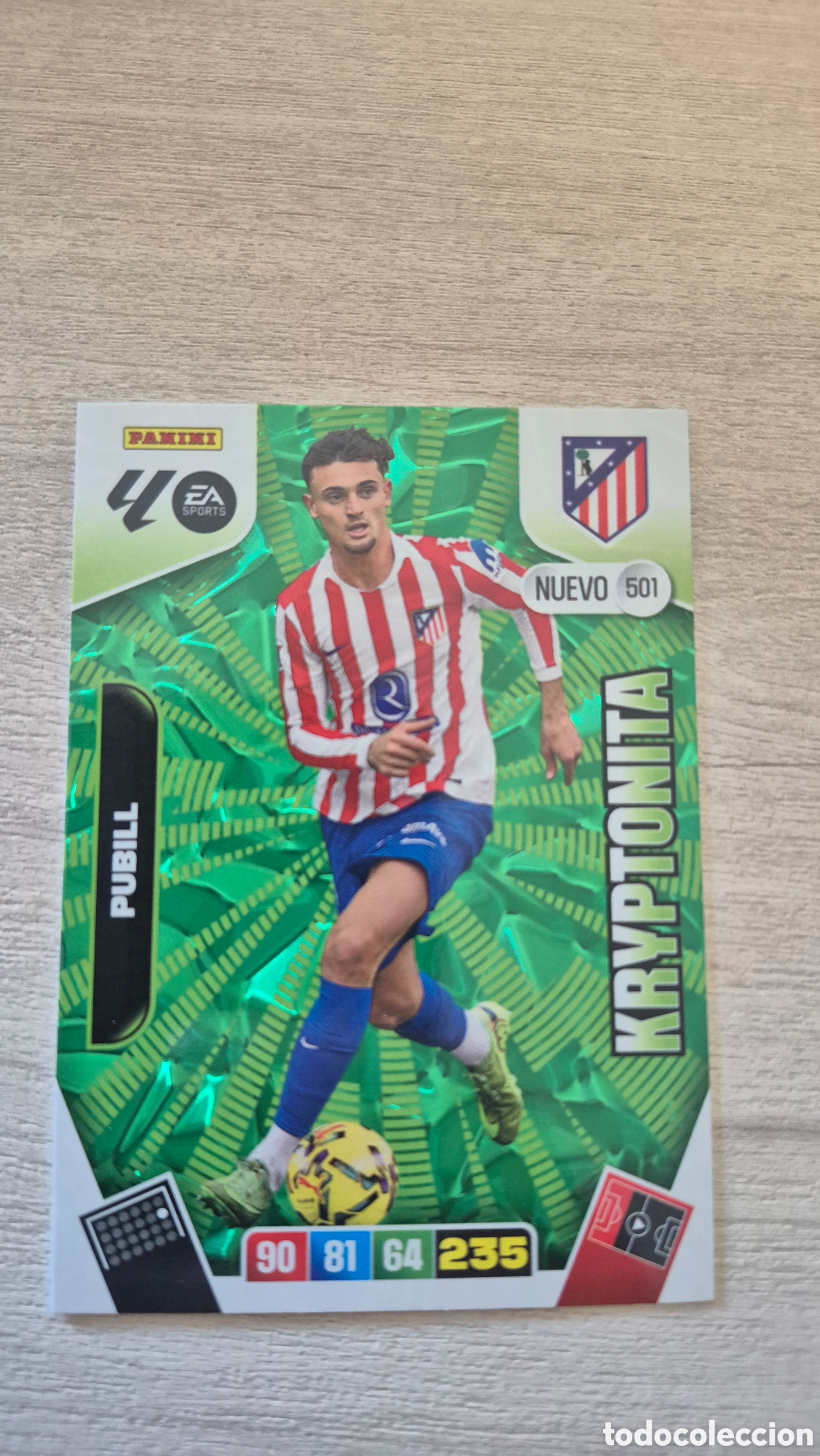 Football Stickers: N&deg;501 Nuevo Kryptonita Pubill Adrenalyn 25/26