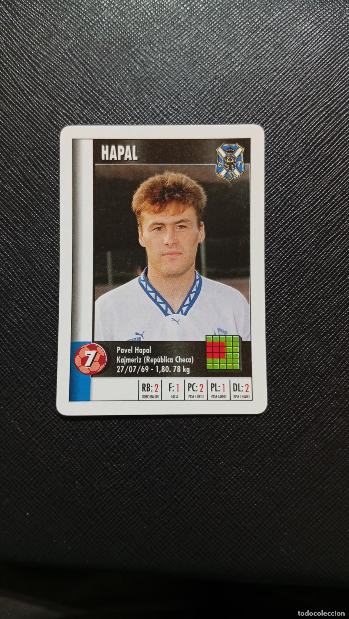 Cromos de F&uacute;tbol: 7 HAPAL TENERIFE MARCA SUPER GOL 1995 1996 NAIPE SUPERGOL 95 96 FUTBOL - A119 PG505 C