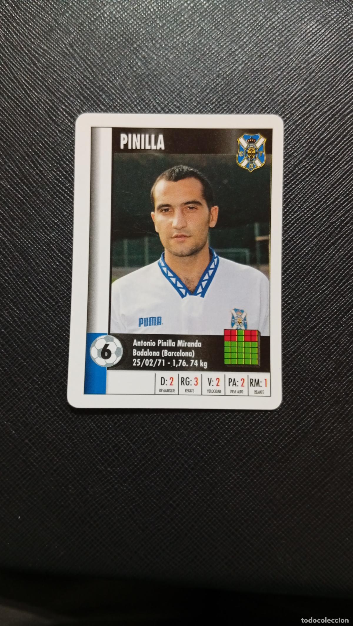 Cromos de F&uacute;tbol: 6 PINILLA TENERIFE MARCA SUPER GOL 1995 1996 NAIPE SUPERGOL 95 96 FUTBOL - A119 PG514