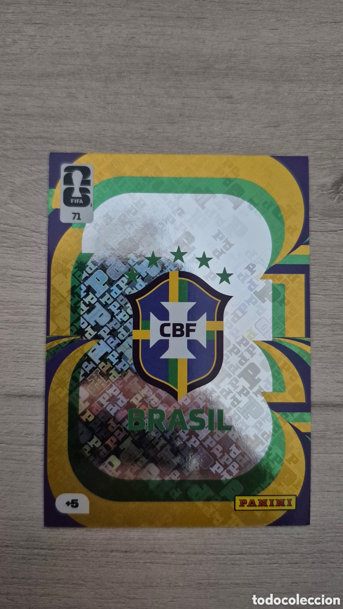 Cromos de F&uacute;tbol: N&deg;71 Escudo Brasil Adrenalyn FIFA World Cup 2026