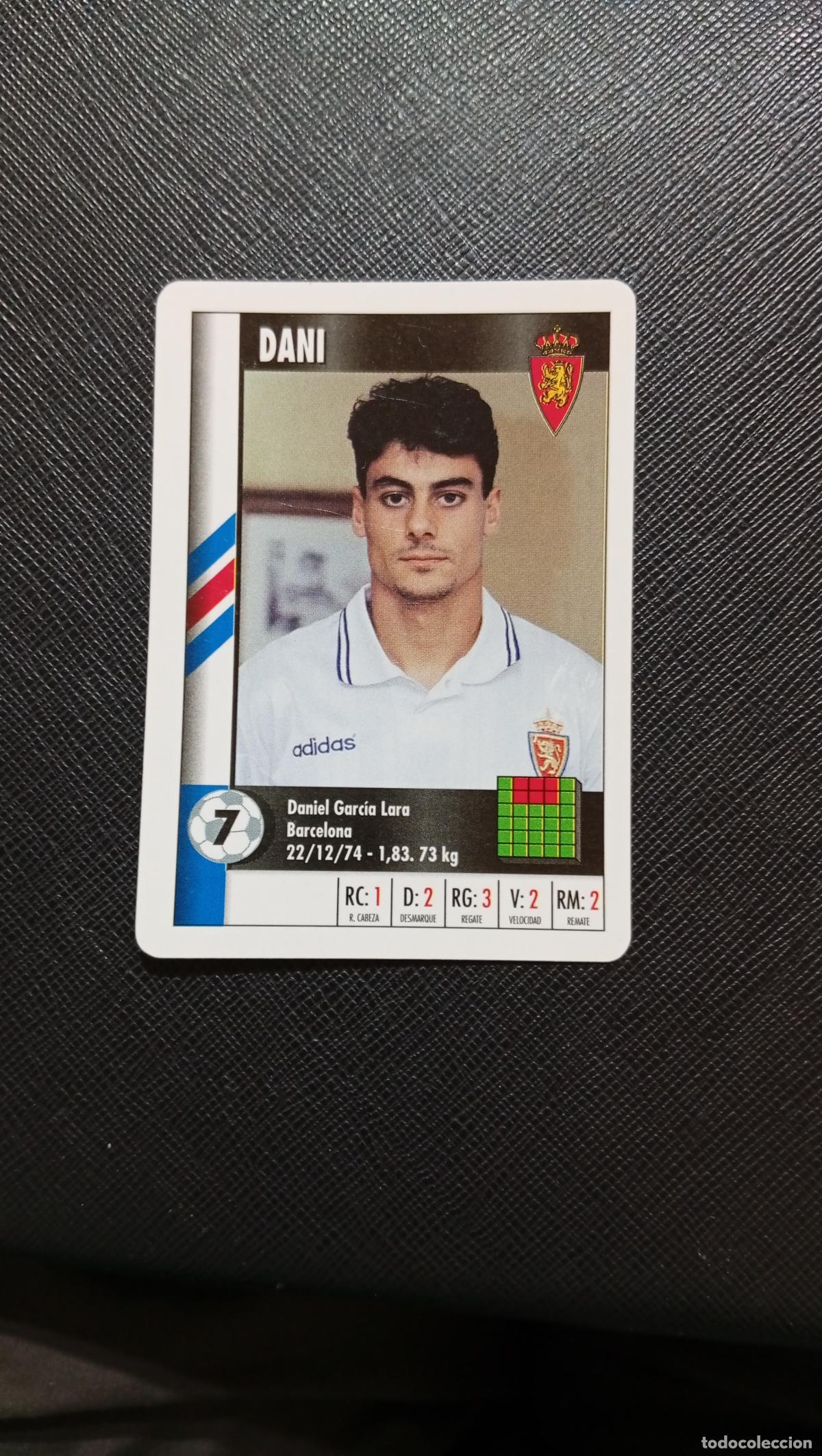 Cromos de F&uacute;tbol: 7 DANI ZARAGOZA MARCA SUPER GOL 1995 1996 NAIPE SUPERGOL 95 96 FUTBOL - A138 PG19