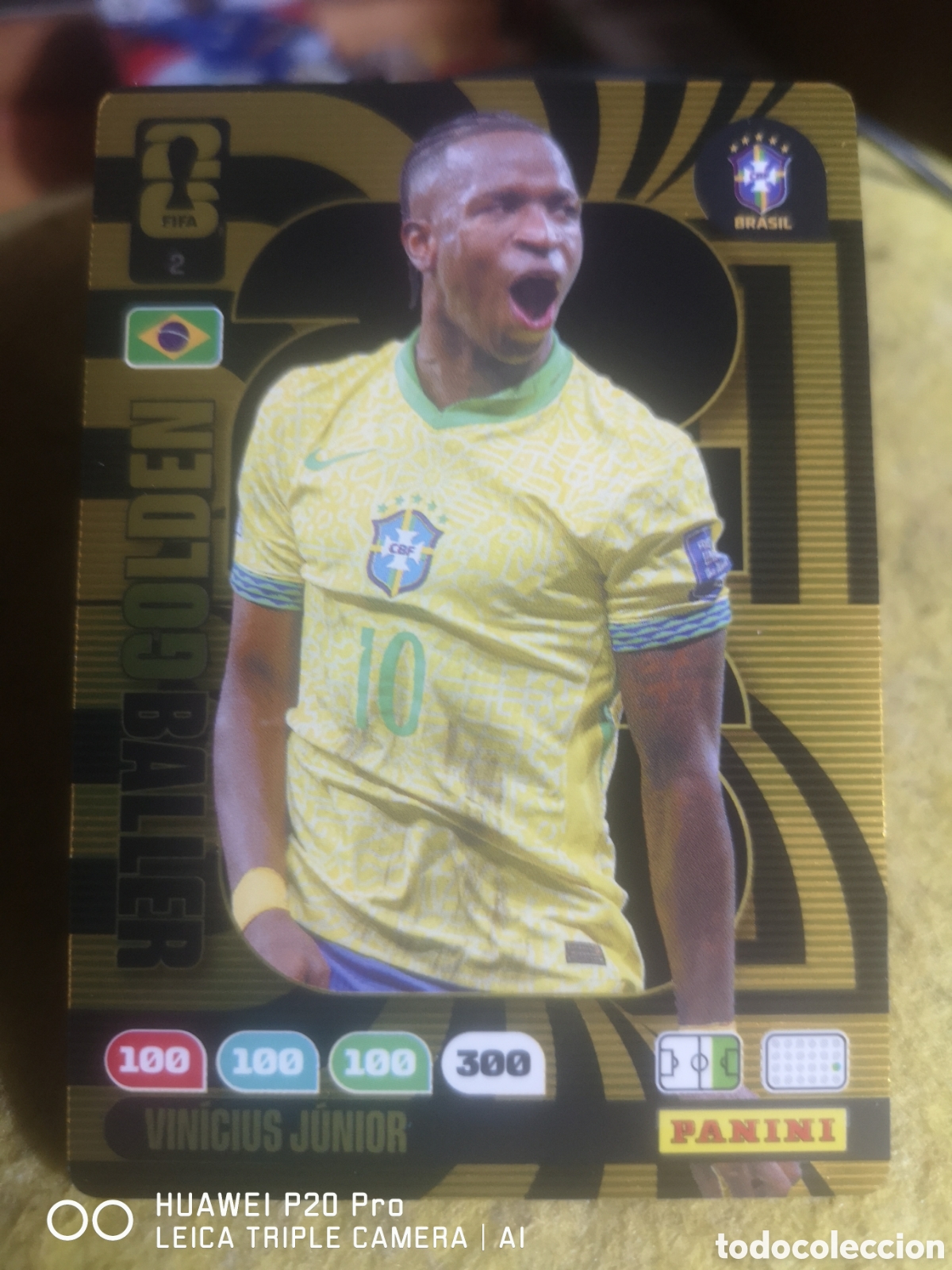Cromos de F&uacute;tbol: ADRENALYN XL FIFA World CUP 2026 GOLDEN BALLER VINICIUS - BRASIL 2