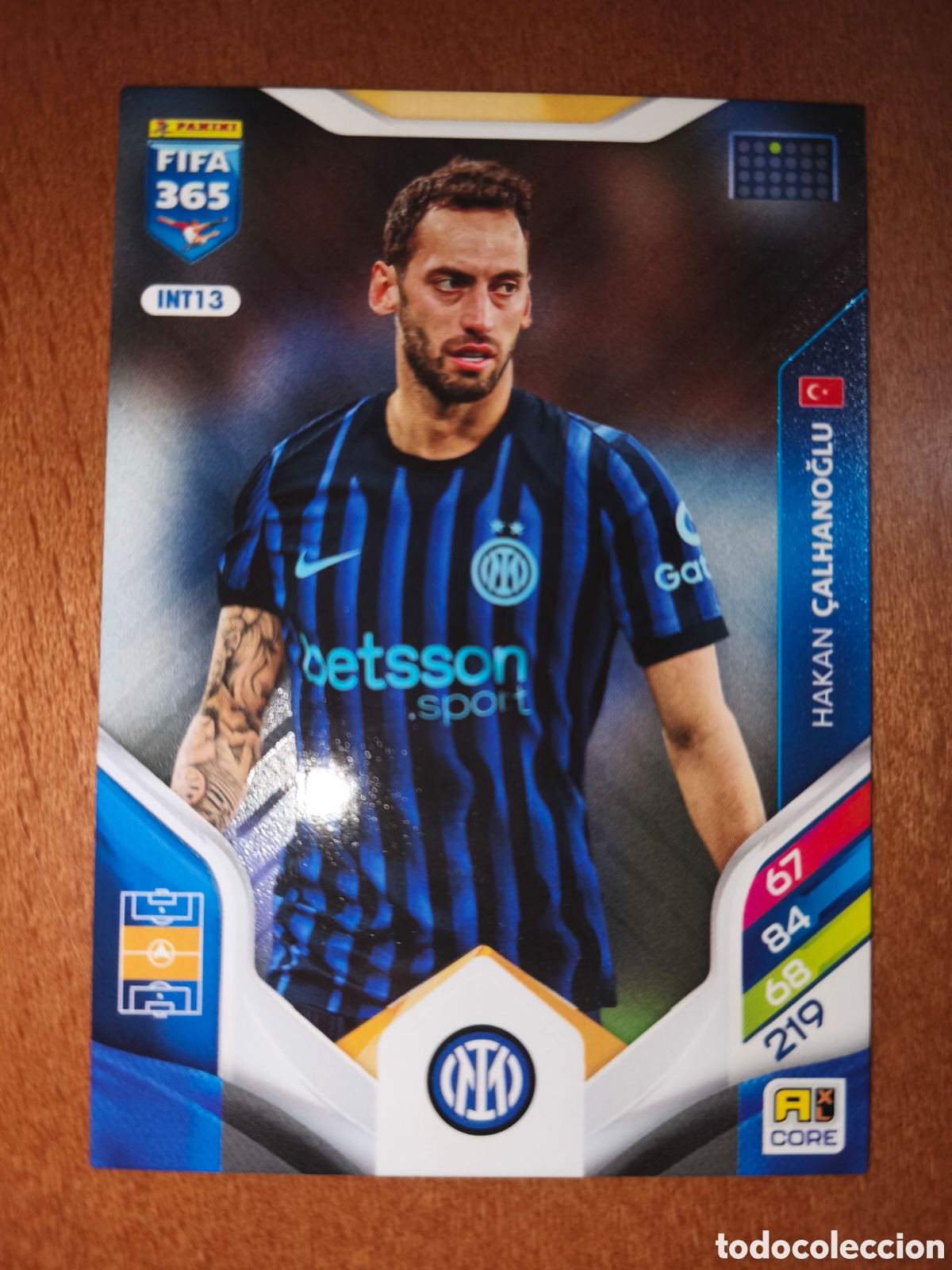 Cromos de F&uacute;tbol: Hakan &Ccedil;alhanoglu INT13 Adrenalyn XL Fifa 365 2026 Inter De Mil&aacute;n
