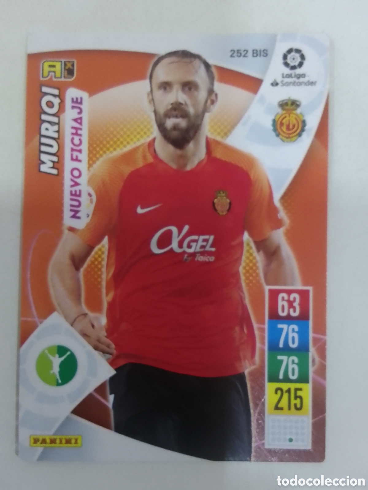 Cromos de F&uacute;tbol: Adrenalyn XL 2021-22 n&deg; 252 BIS Muriqui &bull; Mallorca. NUEVO FICHAJE.