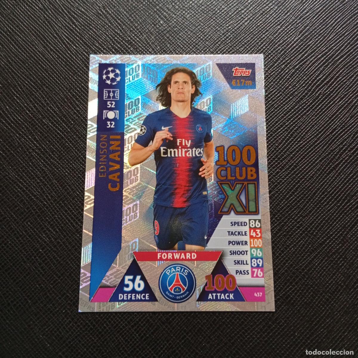 Cromos de F&uacute;tbol: 437 CAVANI PSG TOPPS MATCH ATTAX 2018 2109 FUTBOL CROMO 18 19 - A138 PG127