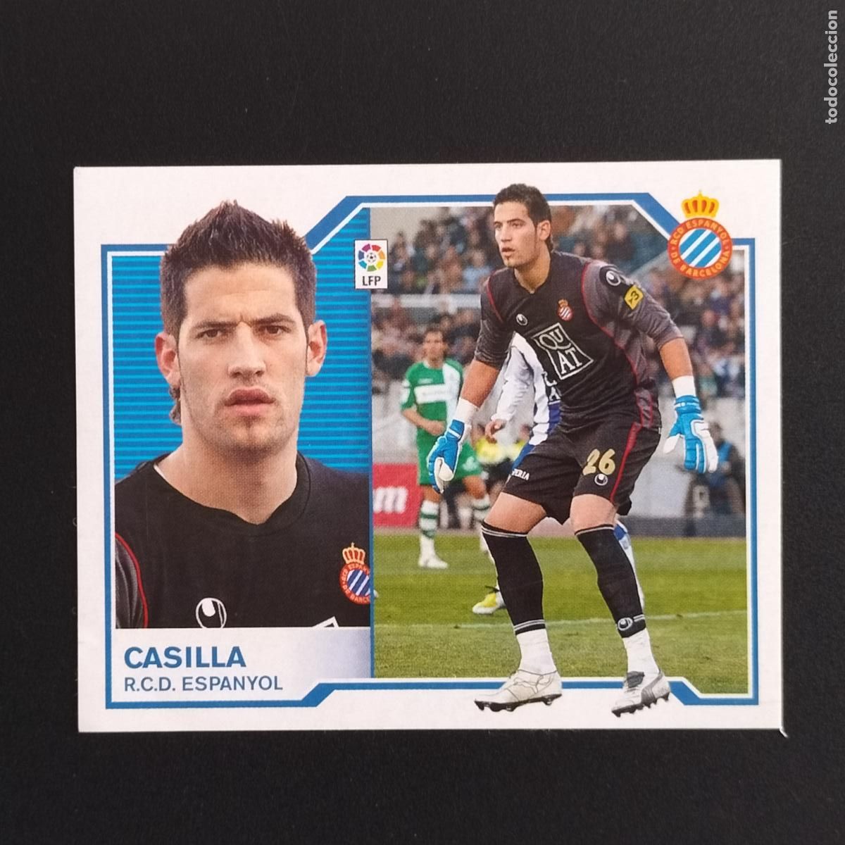 Cromos de F&uacute;tbol: FICHAJE O COLOCA KIKO CASILLA ROOKIE 2&ordm; ESPANYOL ESPA&Ntilde;OL AMPLIACION ESTE CROMOS LIGA 2007 2008 07 08