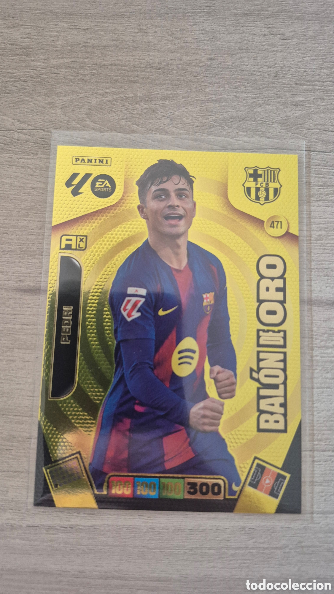 Figurine di Calcio: N&deg;471 Balon de Oro Pedri Adrenalyn 25/26