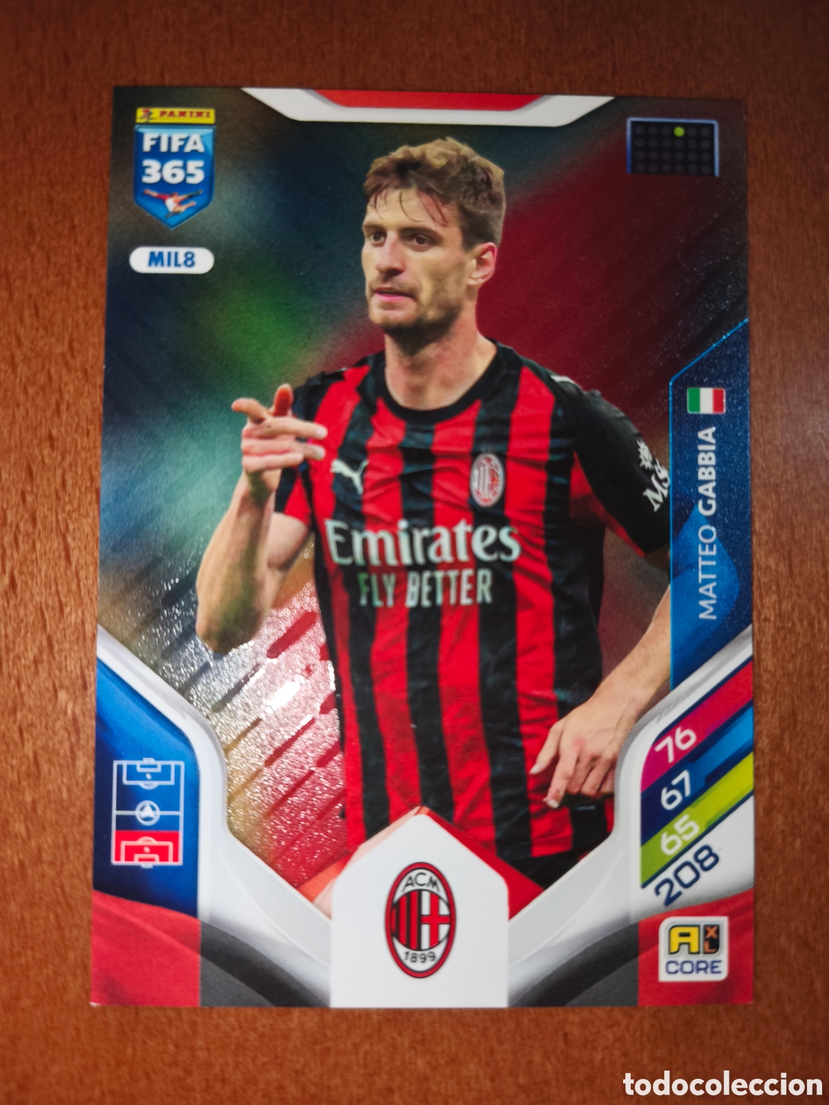 Cromos de F&uacute;tbol: Matteo Gabbia MIL8 Adrenalyn XL Fifa 365 2026 Mil&aacute;n