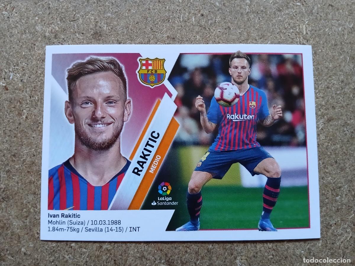 Fu&szlig;ball-Sticker: RAKITIC - FC BARCELONA N&ordm; 10 LIGA ESTE 2019 2020 - 19 20