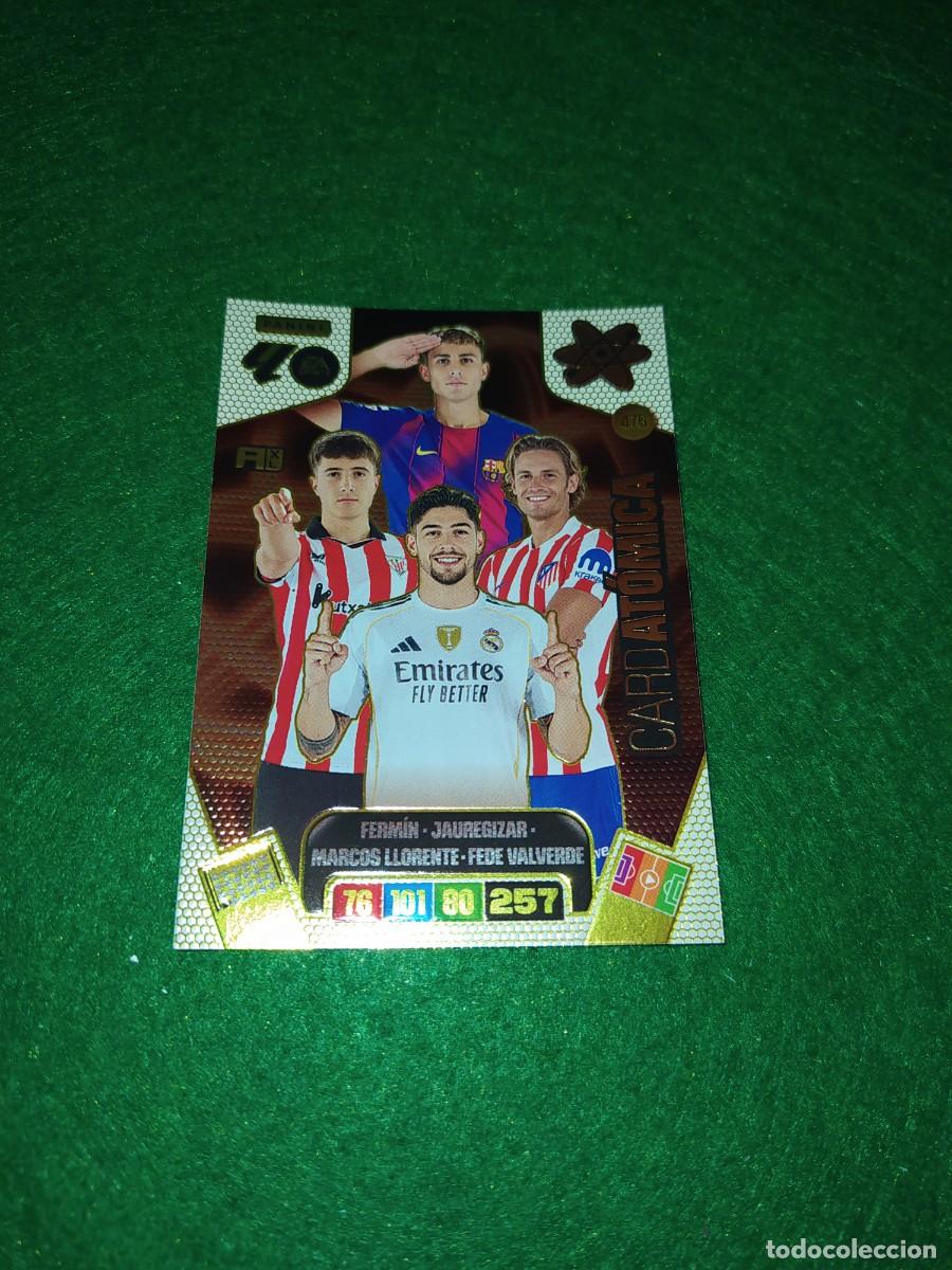 Cromos de F&uacute;tbol: CARD ATOMICA N&ordm; 476 ADRENALYN 2025 2026 CODIGO SIN ACTIVAR