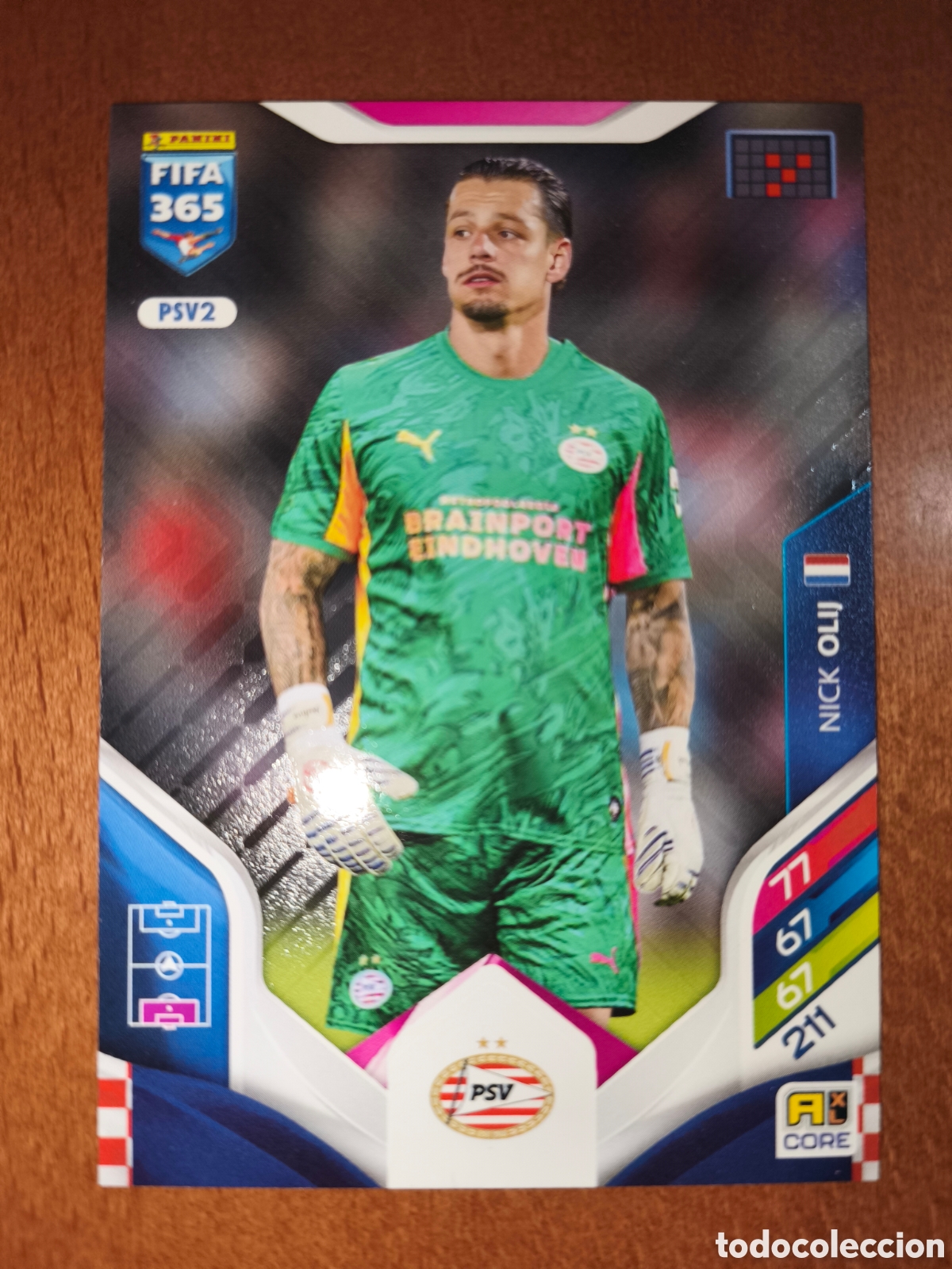Cromos de F&uacute;tbol: Nick Olij PSV2 Adrenalyn XL Fifa 365 2026 Eindhoven