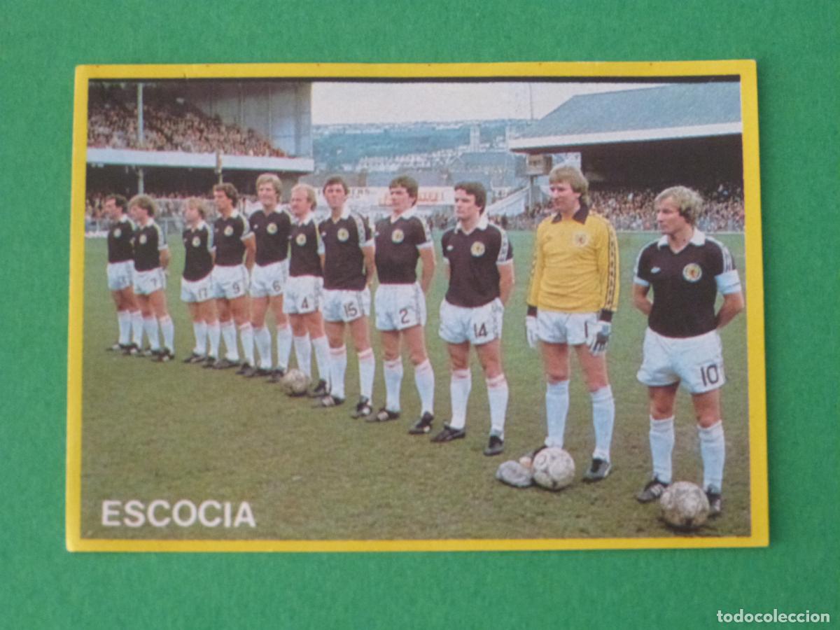 Cromos de F&uacute;tbol: CROMO FUTBOL SELECCION DE ESCOCIA SIN PEGAR N&ordm; 40 A&Ntilde;O 1982 ALBUM FUTBOL EN ACCION DANONE