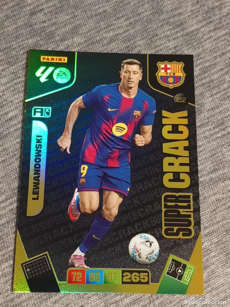 Cromos de F&uacute;tbol: Adrenalyn XL 2025 2026 25 26 Card LEWANDOWSKI N&deg;452 SUPER CRACK nuevo