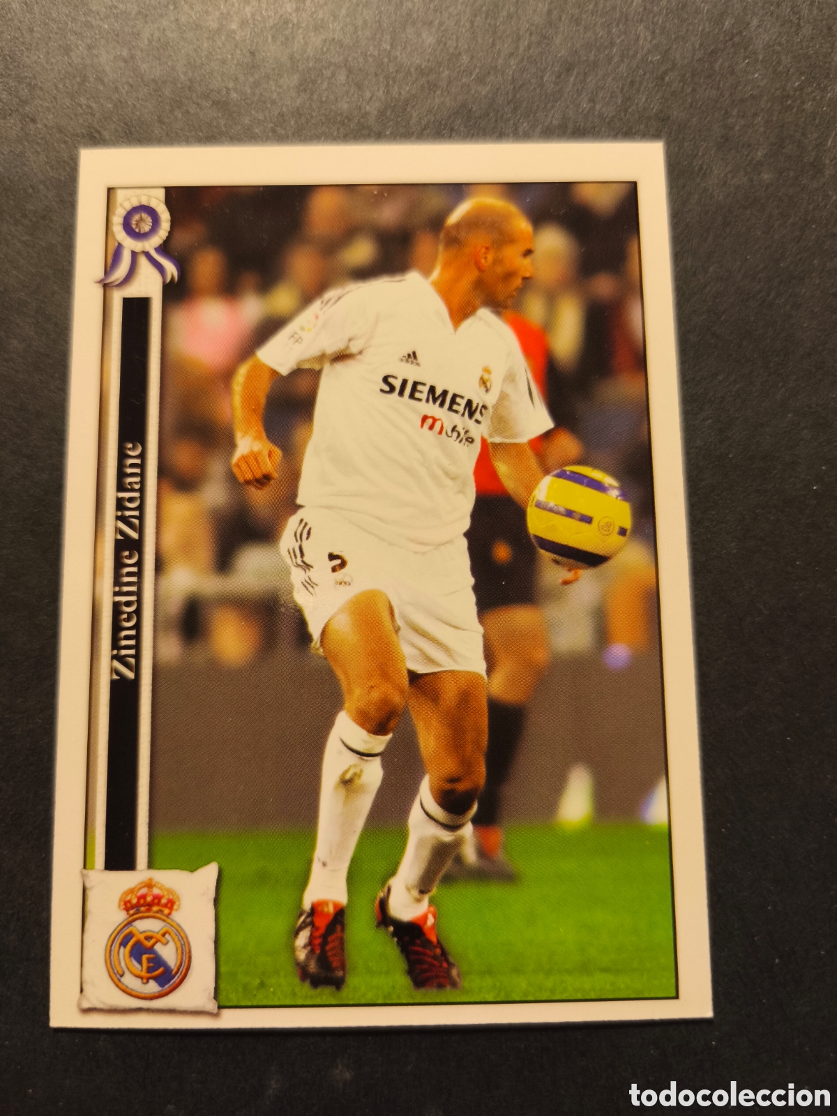 Cromos de F&uacute;tbol: 46 ZIDANE REAL MADRID MUNDICROMO FICHAS LIGA 2006