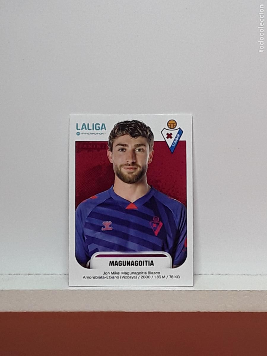 Cromos de F&uacute;tbol: LALIGA HYPERMOTION 2025 2026 25 26 ALBUM PANINI LIGA N 194 EIBAR MAGUNAGOITIA JON MIKEL
