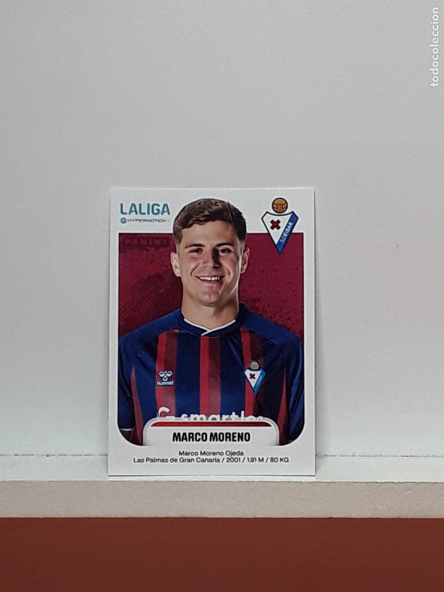 Cromos de F&uacute;tbol: LALIGA HYPERMOTION 2025 2026 25 26 ALBUM PANINI LIGA N 197 EIBAR MARCO MORENO OJEDA