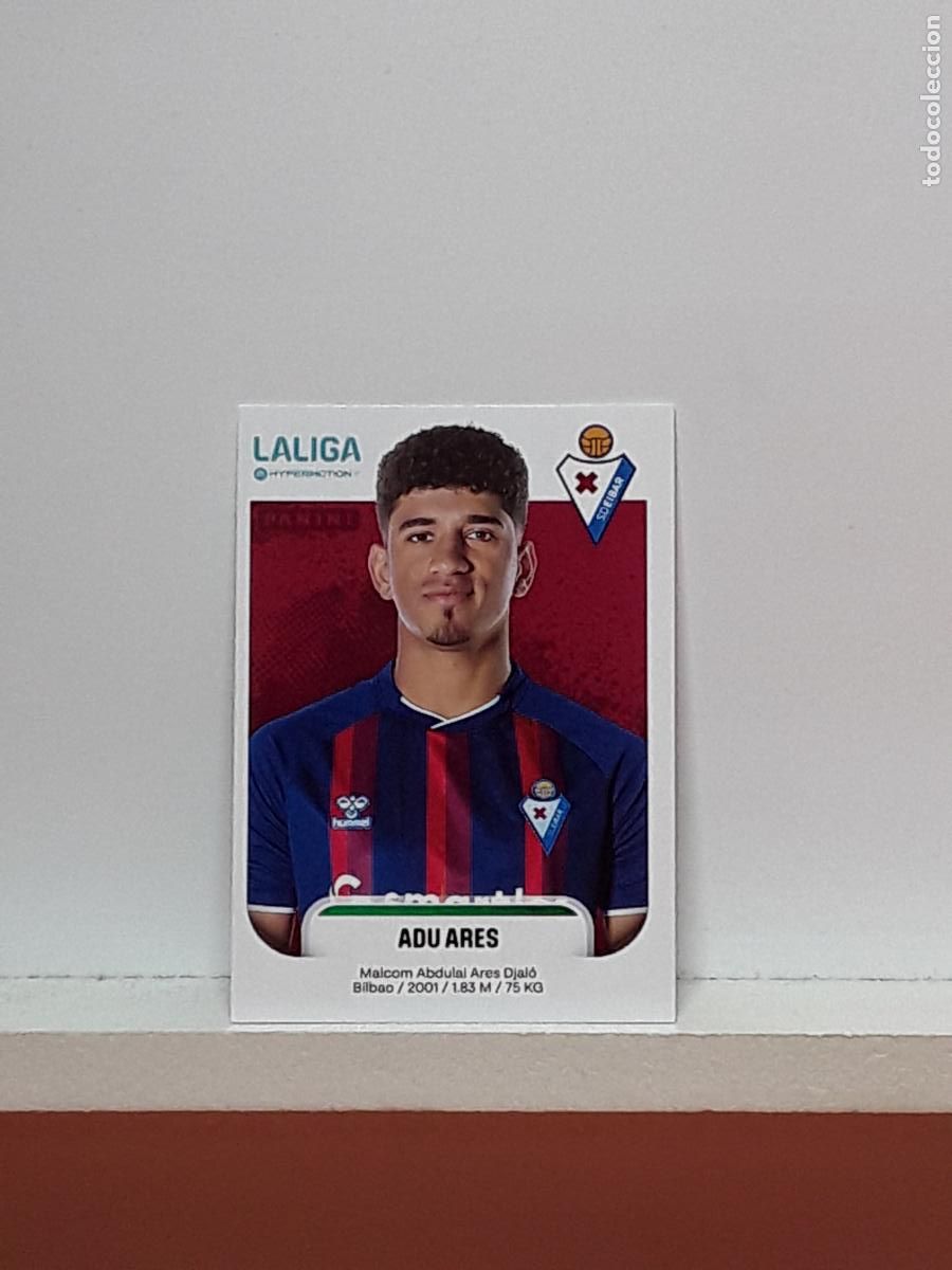 Cromos de F&uacute;tbol: LALIGA HYPERMOTION 2025 2026 25 26 ALBUM PANINI LIGA N 208B 208 B EIBAR ADU ARES MALCOM DJALO