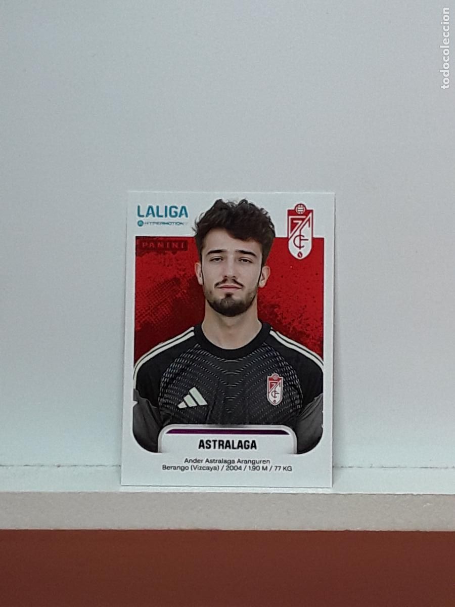 Cromos de F&uacute;tbol: LALIGA HYPERMOTION 2025 2026 25 26 ALBUM PANINI LIGA N 214 GRANADA ASTRALAGA ANDER