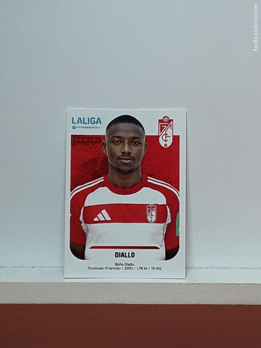 Cromos de F&uacute;tbol: LALIGA HYPERMOTION 2025 2026 25 26 ALBUM PANINI LIGA N 219 GRANADA DIALLO BAILA