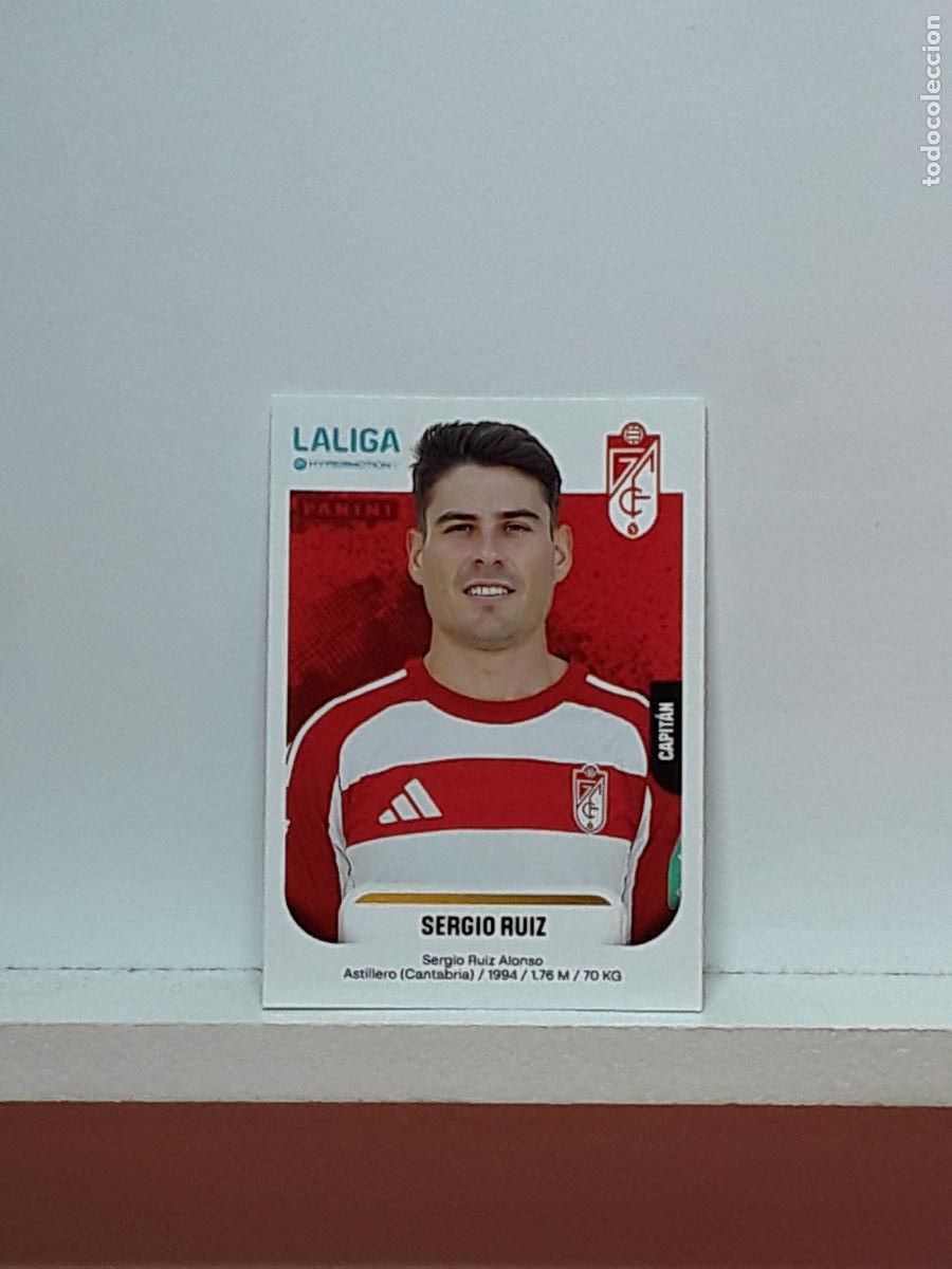 Cromos de F&uacute;tbol: LALIGA HYPERMOTION 2025 2026 25 26 ALBUM PANINI LIGA N 220 GRANADA SERGIO RUIZ ALONSO