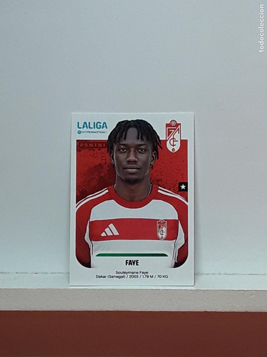 Cromos de F&uacute;tbol: LALIGA HYPERMOTION 2025 2026 25 26 ALBUM PANINI LIGA N 226 GRANADA FAYE SOULEYMANE