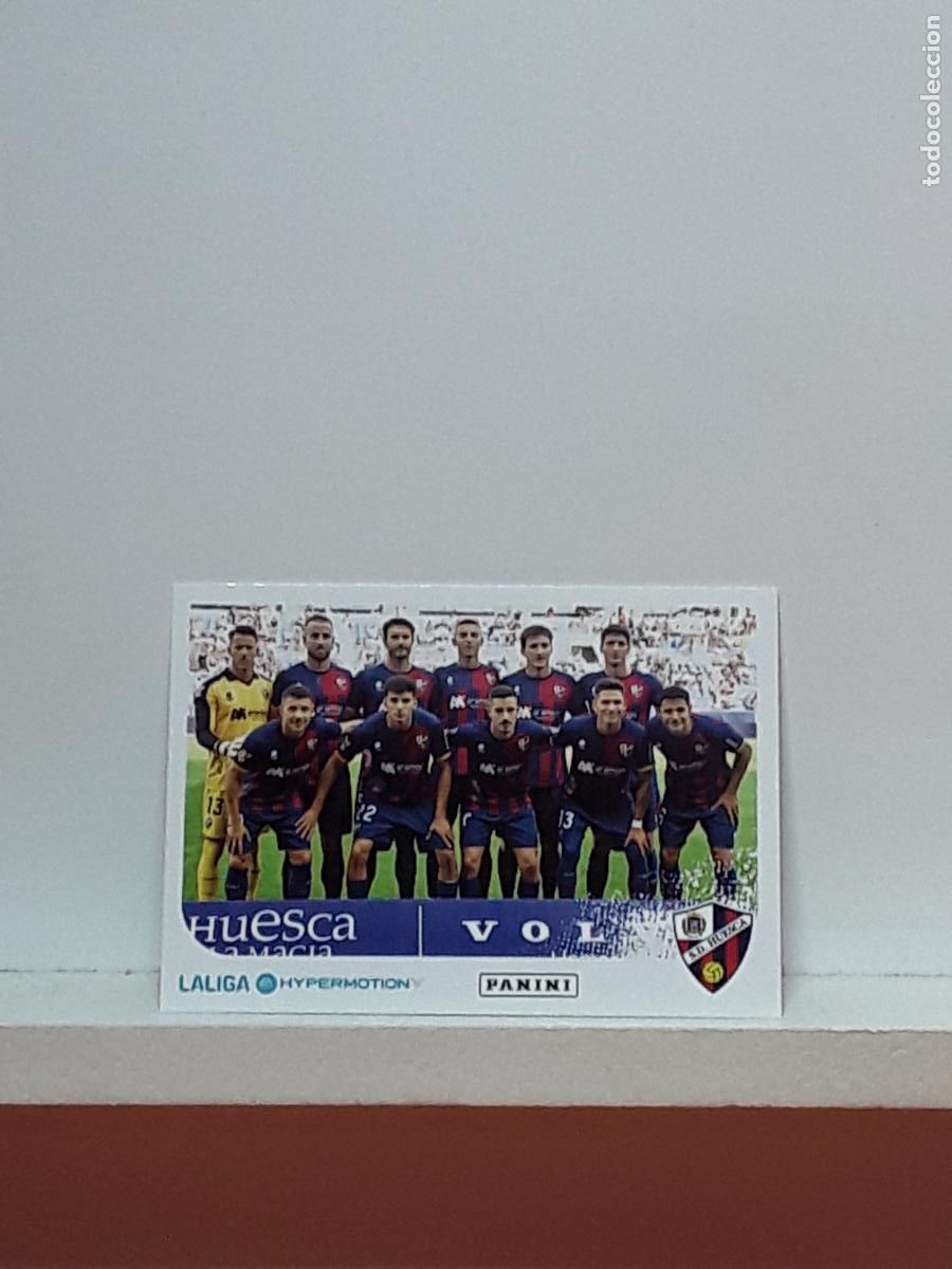 Cromos de F&uacute;tbol: LALIGA HYPERMOTION 2025 2026 25 26 ALBUM PANINI LIGA N 231 HUESCA ALINEACION EQUIPO