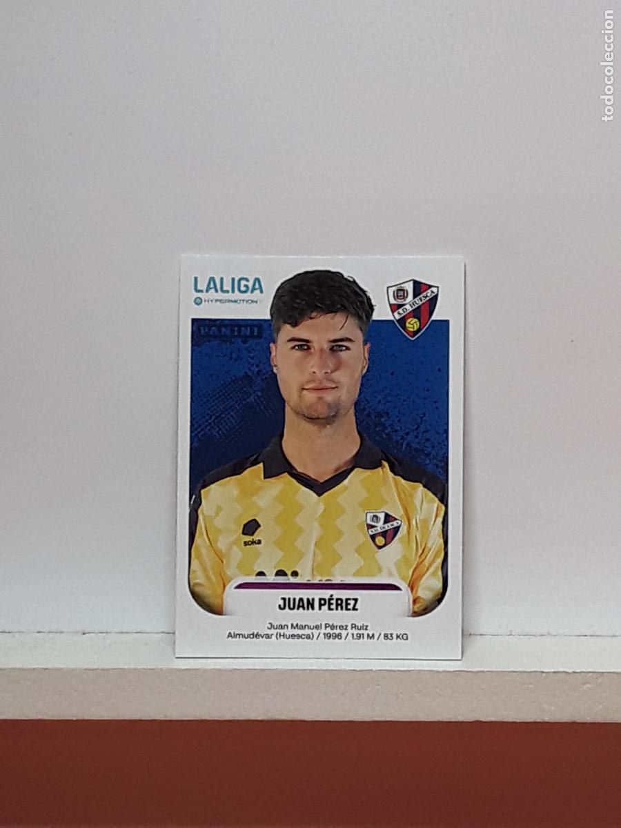Cromos de F&uacute;tbol: LALIGA HYPERMOTION 2025 2026 25 26 ALBUM PANINI LIGA N 233 HUESCA JUAN PEREZ