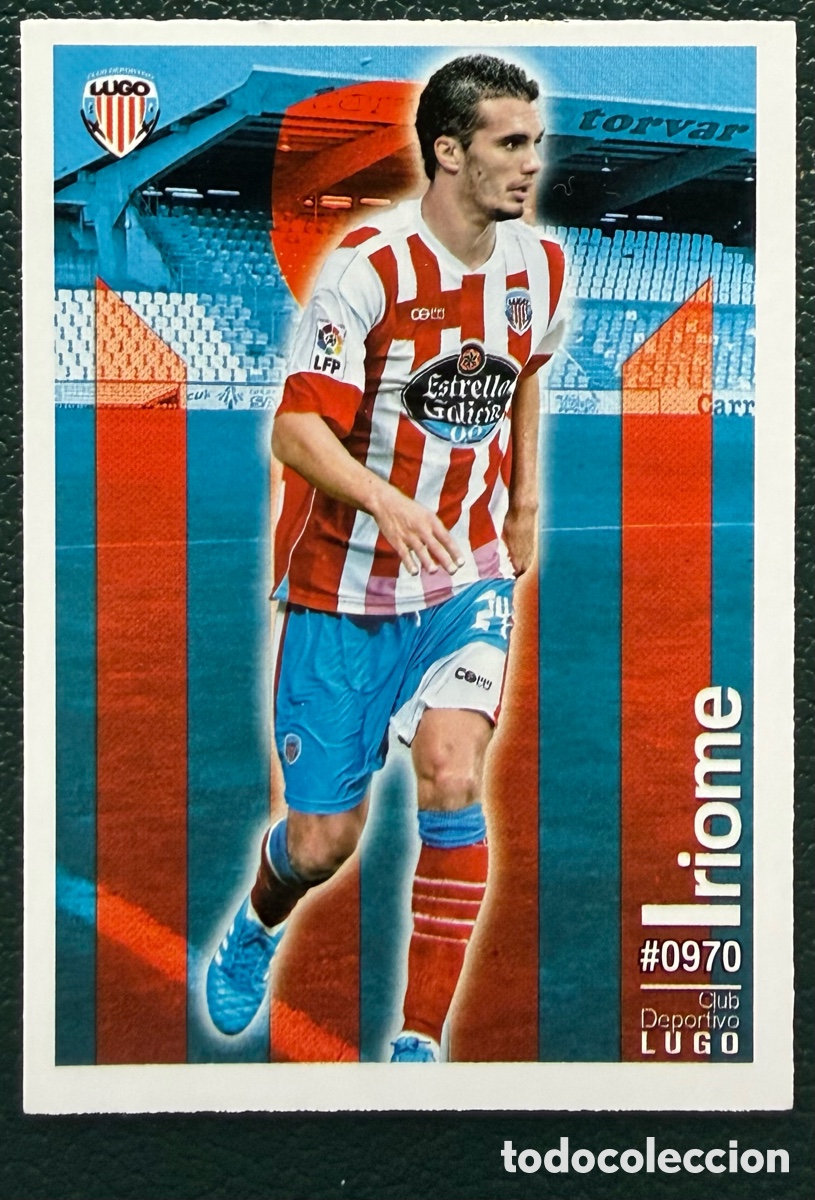 Cromos de F&uacute;tbol: 970 IRIOME CD LUGO FICHAS ALBUM MUNDICROMO 2015 2016 15 16