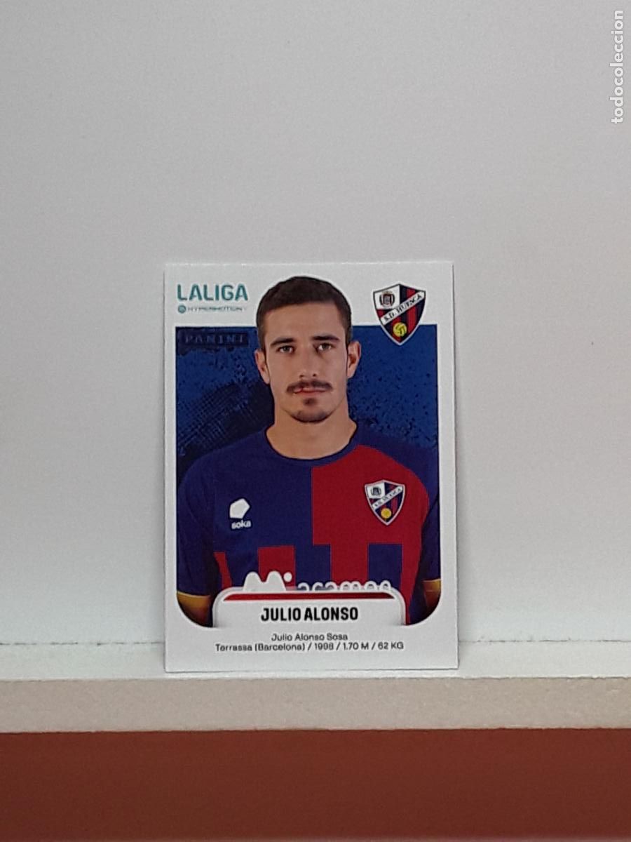 Cromos de F&uacute;tbol: LALIGA HYPERMOTION 2025 2026 25 26 ALBUM PANINI LIGA N 239 HUESCA JULIO ALONSO