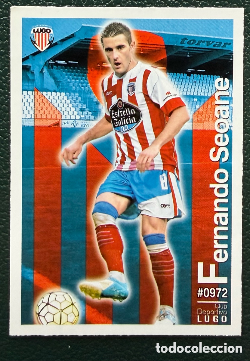 Cromos de F&uacute;tbol: 972 FERNANDO SEOANE CD LUGO FICHAS ALBUM MUNDICROMO 2015 2016 15 16