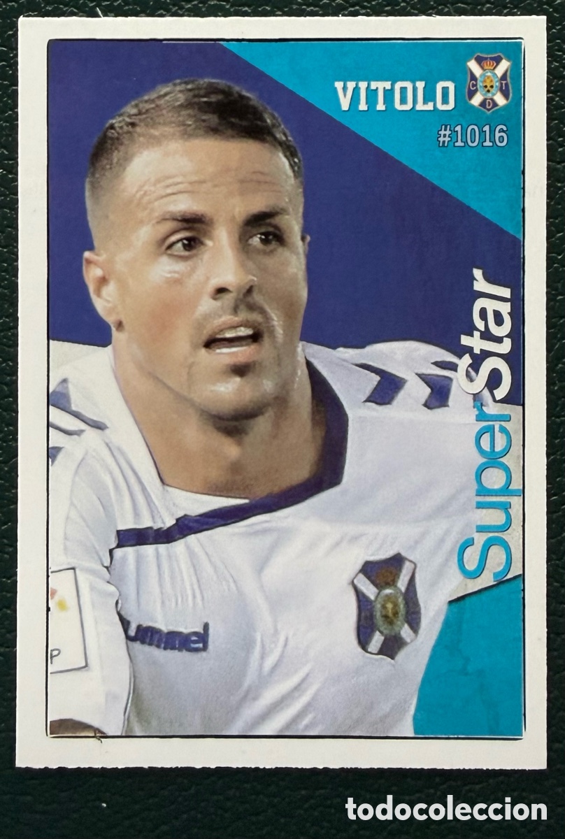 Figurine di Calcio: 1016 VITOLO SUPERSTAR CD TENERIFE FICHAS ALBUM MUNDICROMO 2015 2016 15 16