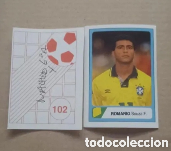 Cromos de F&uacute;tbol: CROMO SIN PEGAR EDICIONES ESTADIO MUNDIAL EEUU 94 BRASIL ROMARIO N 102