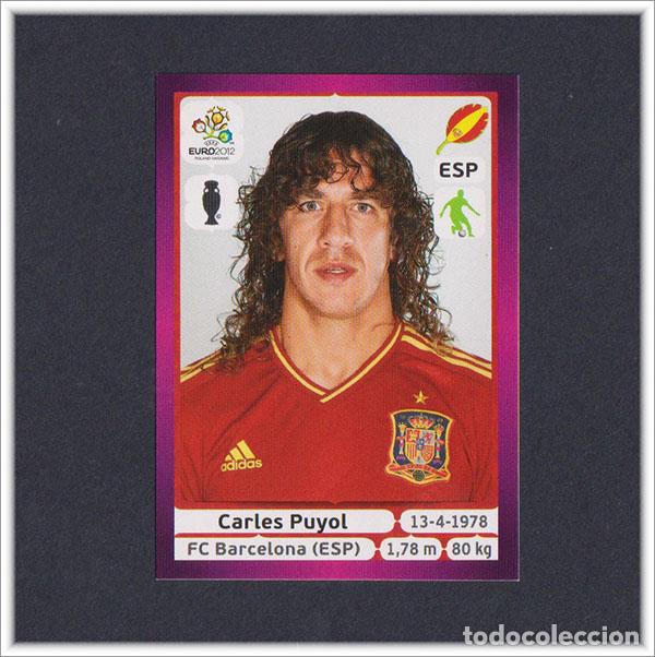Cromos de F&uacute;tbol: EURO2012 POLAND UKRAINE PANINI PUYOL N&ordm; 289 ESPA&Ntilde;A ALBUM EURO 2012 EUROCOPA POLONIA UCRANIA
