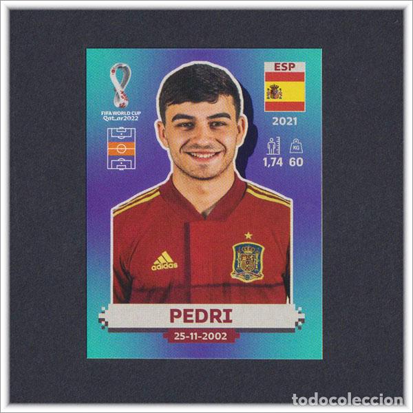 Cromos de F&uacute;tbol: FIFA WORLD CUP QATAR 2022 PANINI MUNDIAL PEDRI ESP 13 ESPA&Ntilde;A COLECCI&Oacute;N ALBUM