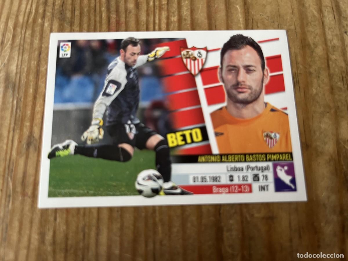 Figurine di Calcio: CROMO SIN PEGAR NUNCA PEGADO ALBUM LIGA ESTE 13 14 2013 2014 SEVILLA # 1 BETO