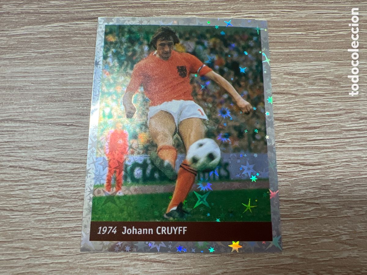 Cromos de F&uacute;tbol: 1998 JOHAN CRUYFF N&ordm; 6 FRANCE 98 DS COLLECTIONS