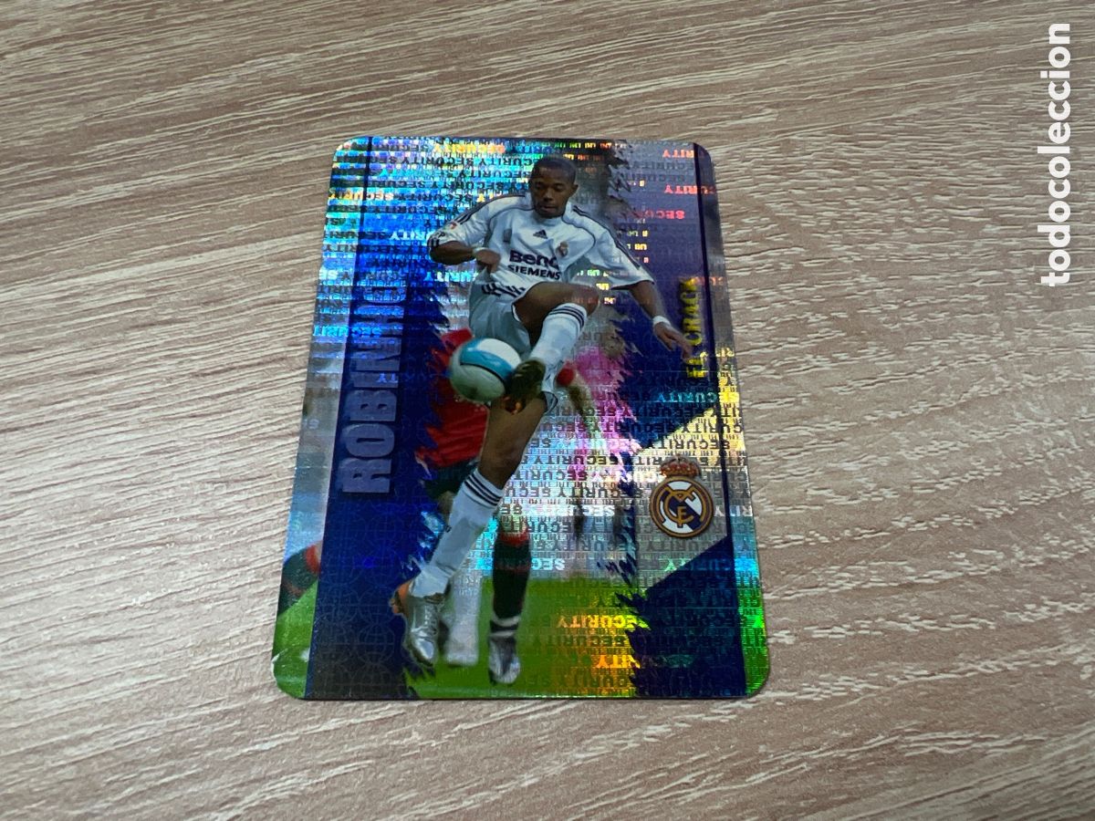Cromos de F&uacute;tbol: 2008 ROBINHO REAL MADRID N&ordm; 26 MUNDICROMO