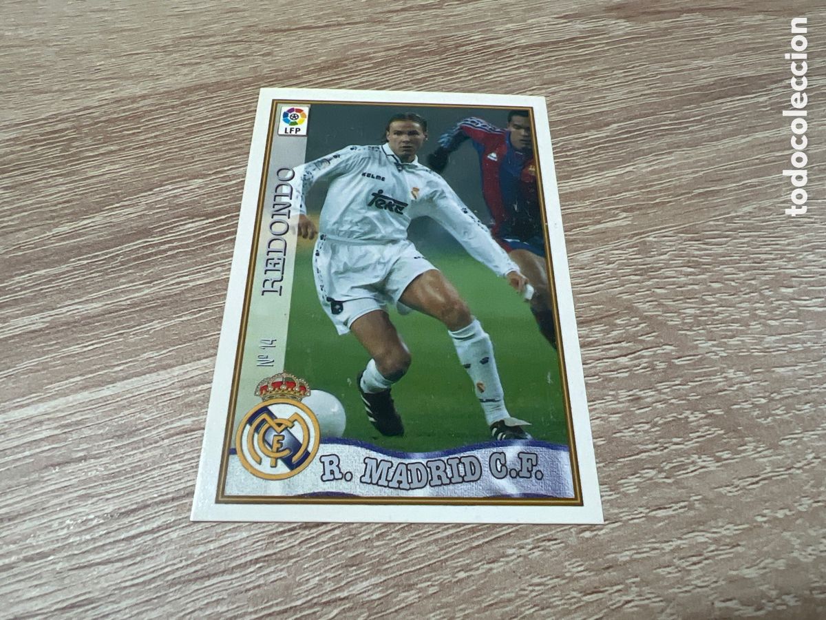 Figurine di Calcio: 1997 FERNANDO REDONDO REAL MADRID N&ordm; 14 MUNDICROMO