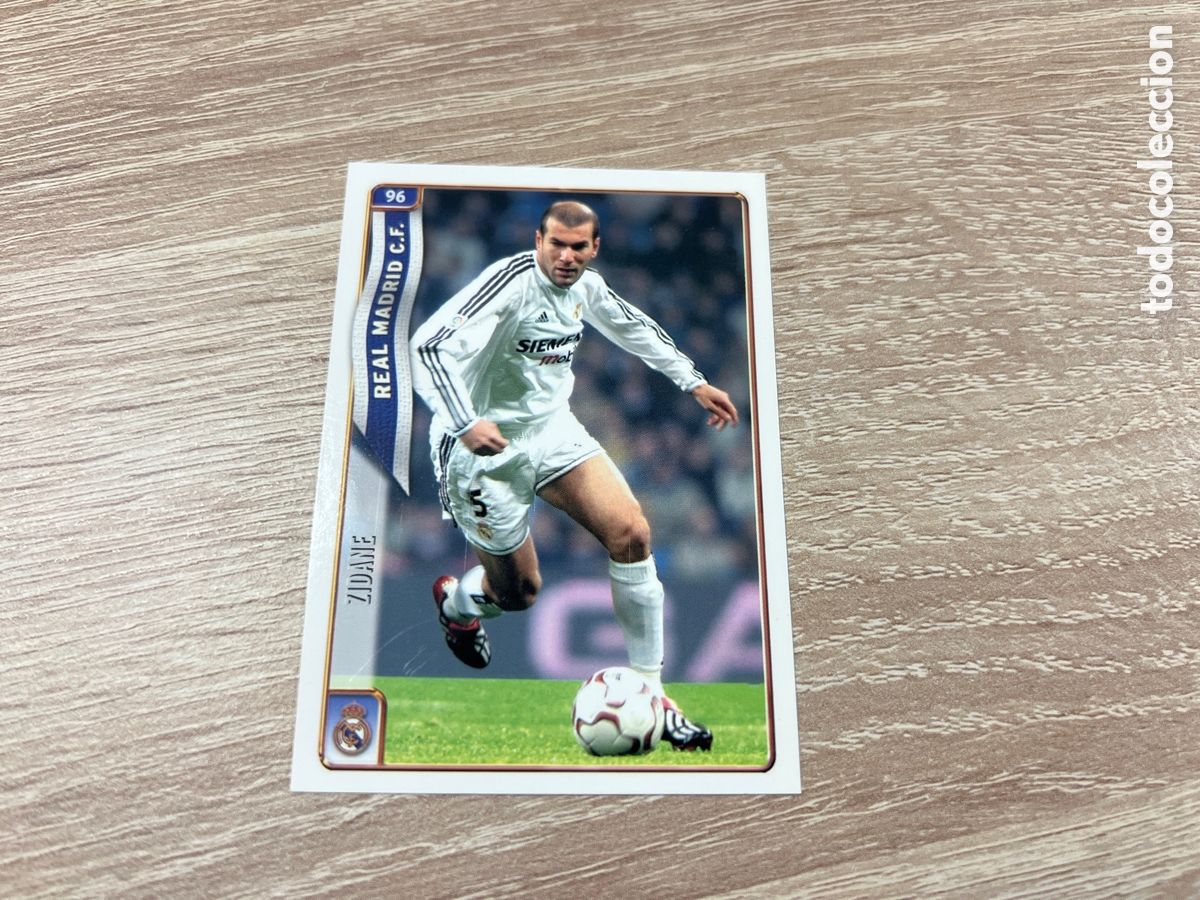Cromos de F&uacute;tbol: 2005 ZIDANE REAL MADRID N&ordm; 96 MUNDICROMO