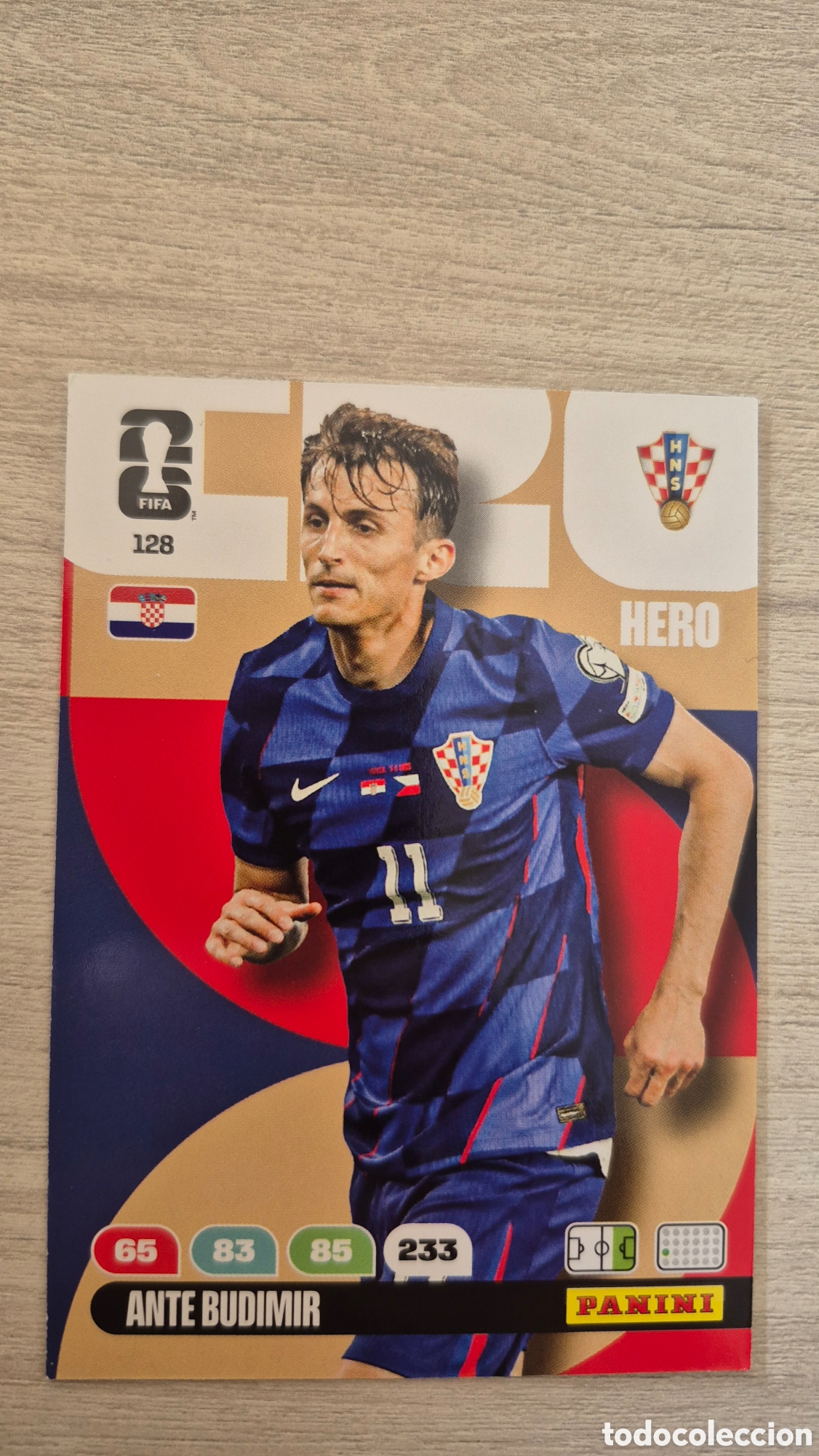 Cromos de F&uacute;tbol: N&deg;128 Croacia Ante Budimir Adrenalyn FIFA World Cup 2026
