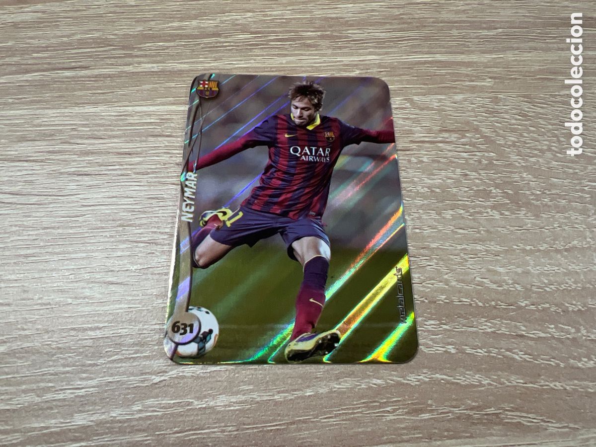 Cromos de F&uacute;tbol: 2015 NEYMAR FC BARCELONA N&ordm; 631 MUNDICROMO