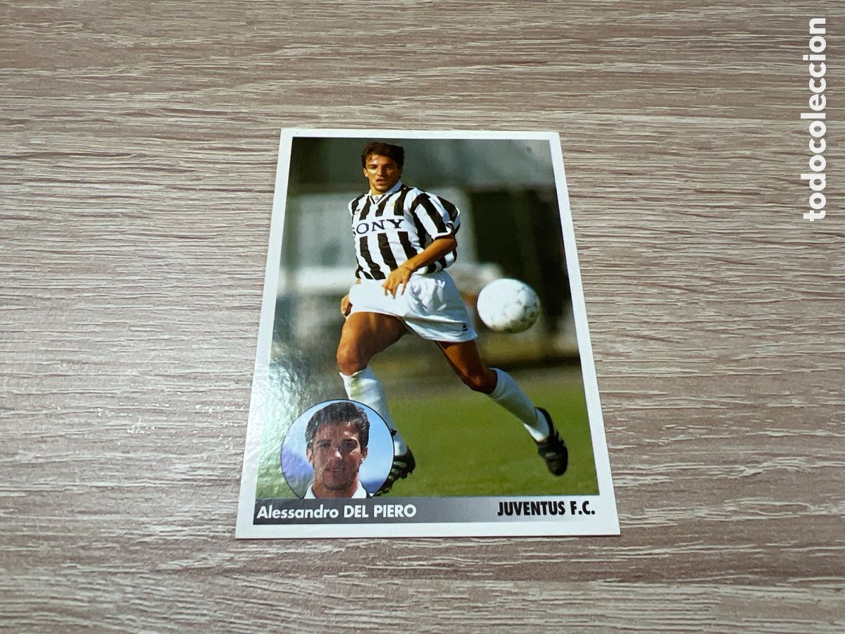 Cromos de F&uacute;tbol: 1996 DEL PIERO JUVENTUS FC N&ordm; 140 PANINI LOS MEJORES EQUIPOS DE EUROPA