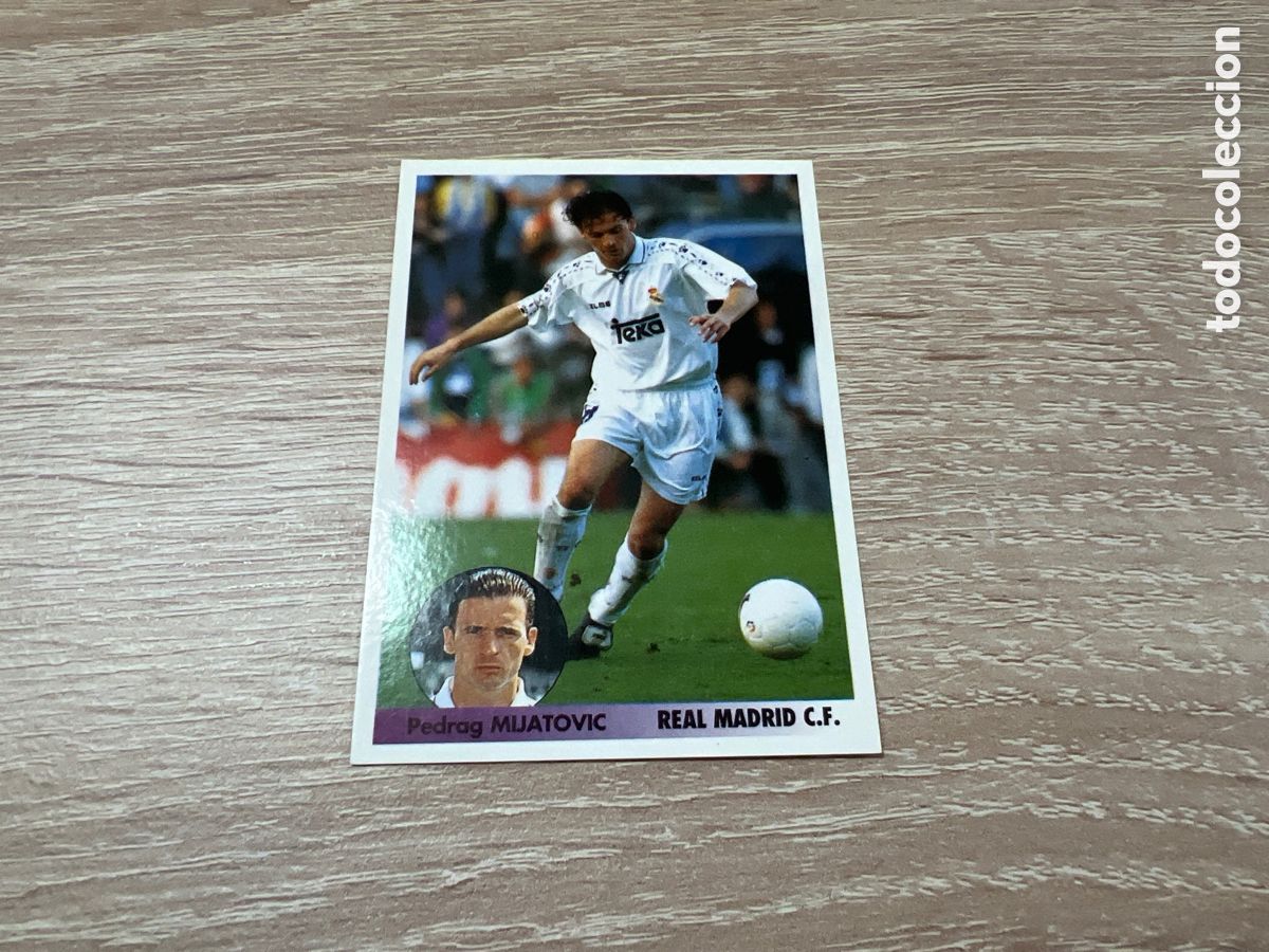 Cartes &agrave; collectionner de Football: 1996 MIJATOVIC REAL MADRID N&ordm; 234 PANINI LOS MEJORES EQUIPOS DE EUROPA