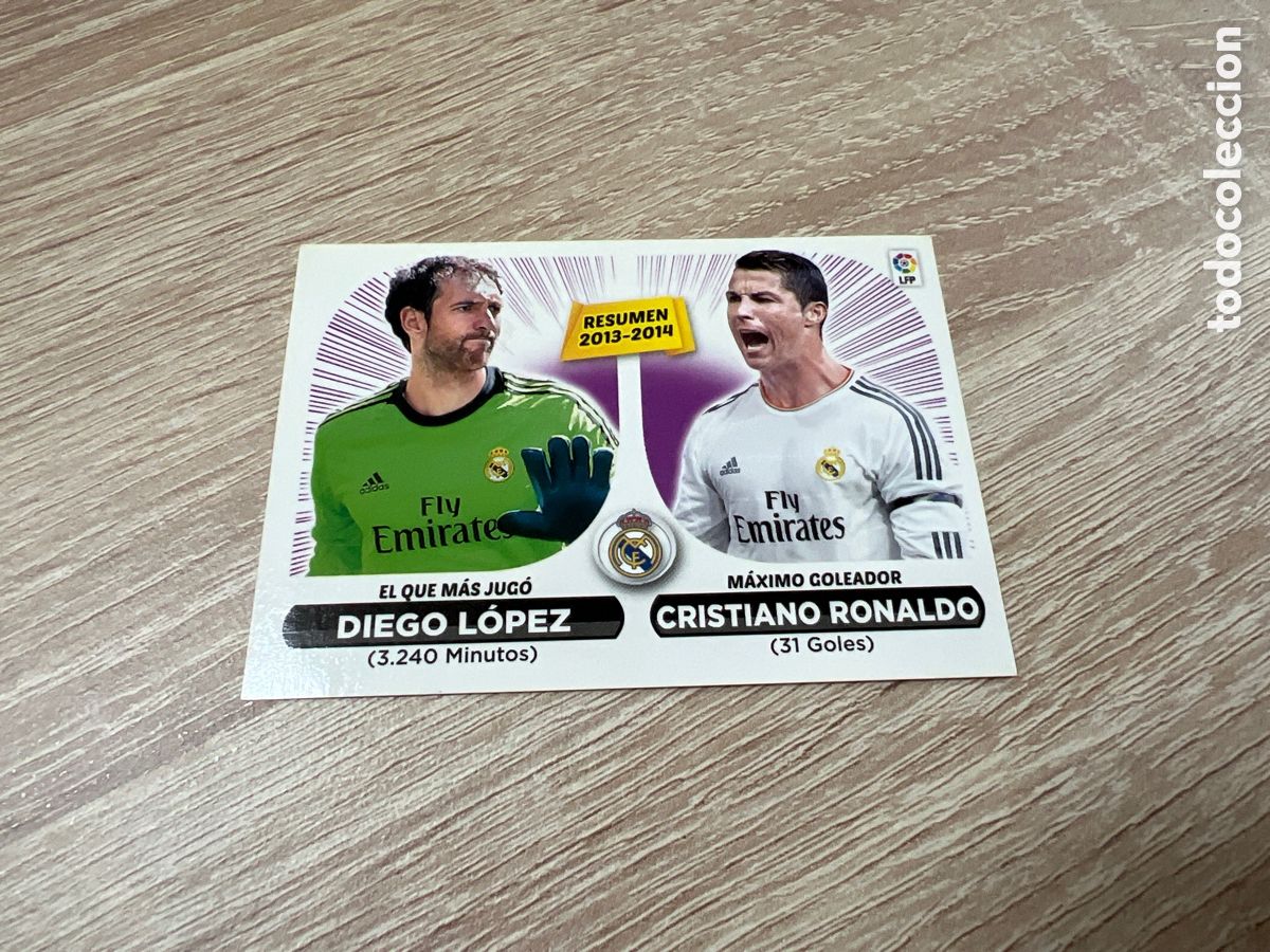 Cromos de F&uacute;tbol: 2014 CRISTIANO RONALDO REAL MADRID N&ordm; 24 EDICIONES ESTE
