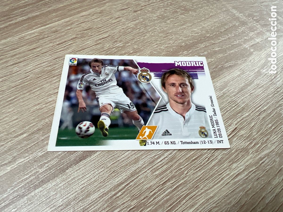 Cartes &agrave; collectionner de Football: 2015 MODRIC REAL MADRID N&ordm; 14 EDICIONES ESTE