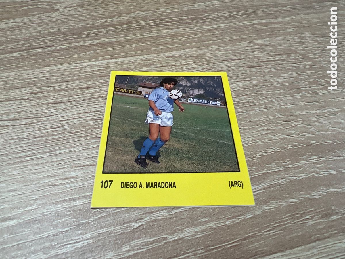 Football Stickers: 1988 MARADONA NAPOLES N&ordm; 107 PANINI SUPERSPORT SIN TRASERA