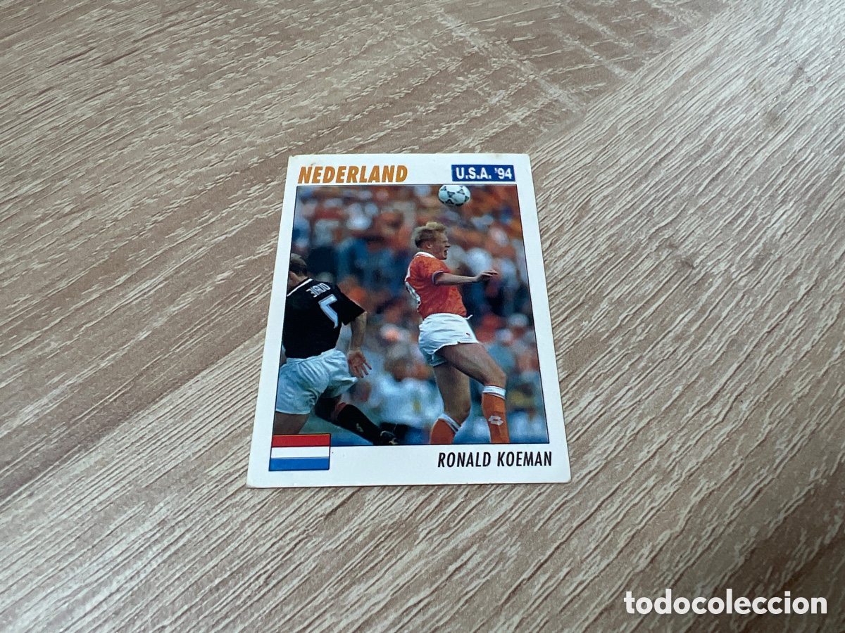 Football Stickers: 1994 RONALD KOEMAN N&ordm; 234 USA 94 SIN PEGAR