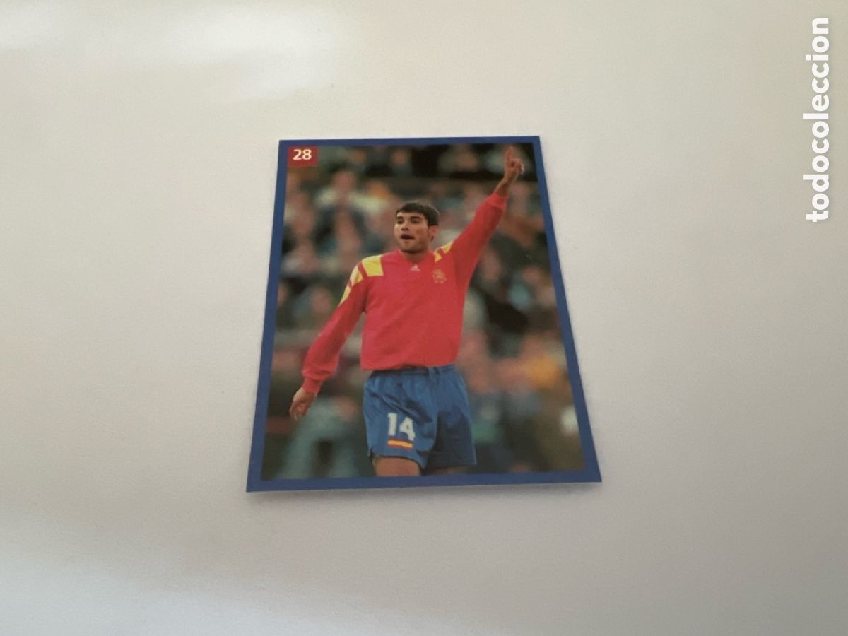 Fu&szlig;ball-Sticker: 1994 GUARDIOLA ROOKIE N&ordm; 28 MUNDO DEPORTIVO SIN PEGAR