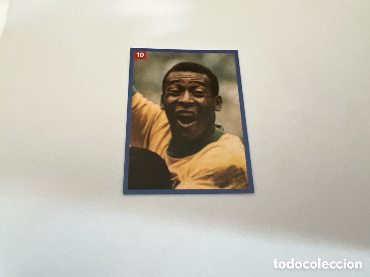 Cromos de F&uacute;tbol: 1994 PELE BRASIL N&ordm; 10 MUNDO DEPORTIVO SIN PEGAR